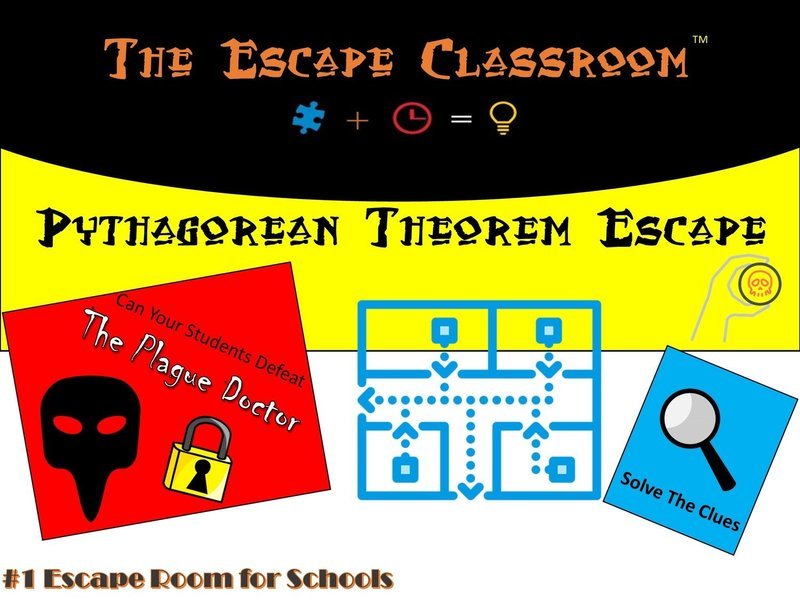 Pythagorean Theorem Escape  (1 Teacher License)