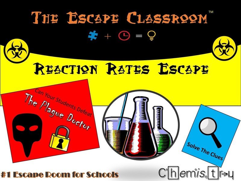 Chemistry: Reaction Rates Escape  (1 Teacher License)