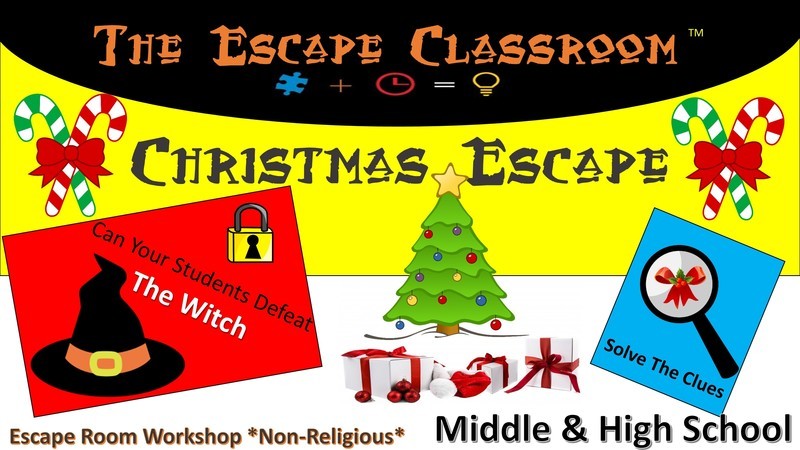 Christmas Escape - Middle &amp; High School (1 Teacher License)