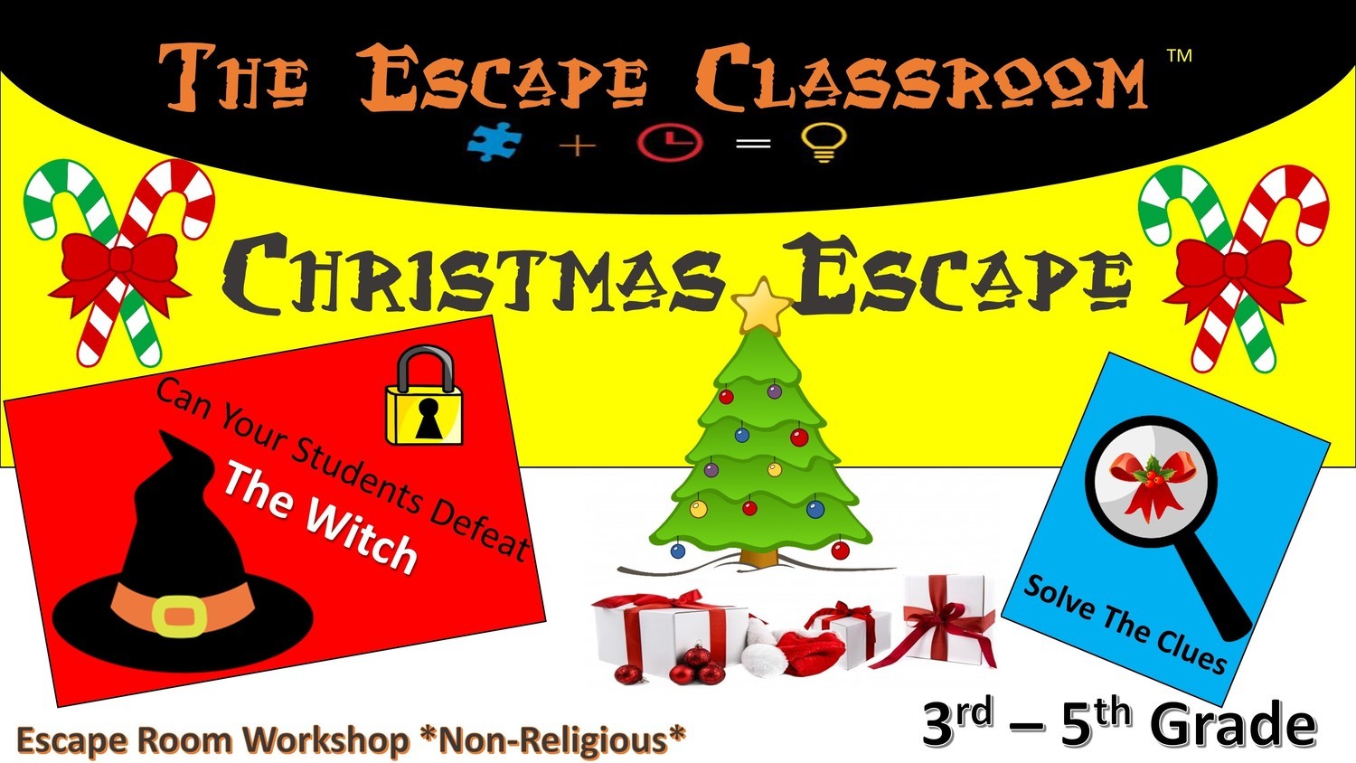 Christmas Escape 3 5 Grade 1 Teacher License