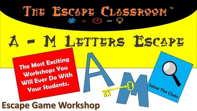 A - M Letters  Escape Workshop (1 Teacher License)
