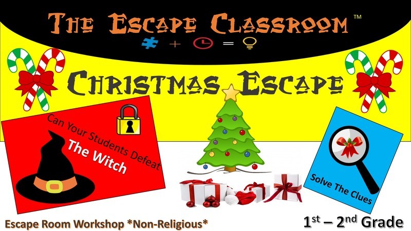 Christmas Escape - 1-2 Grade (1 Teacher License)