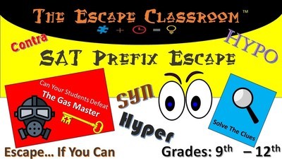 SAT Prefix (9-12 Grade) Escape Workshop (1 person / classroom)