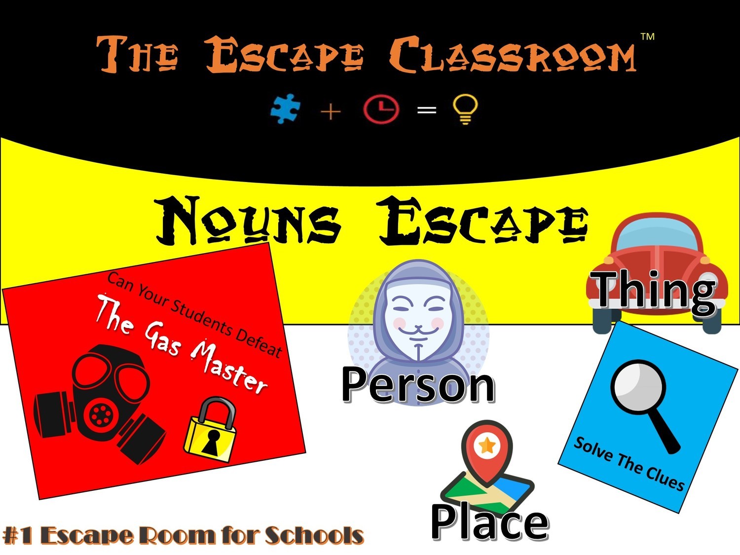 Nouns Escape  (1 Teacher License)