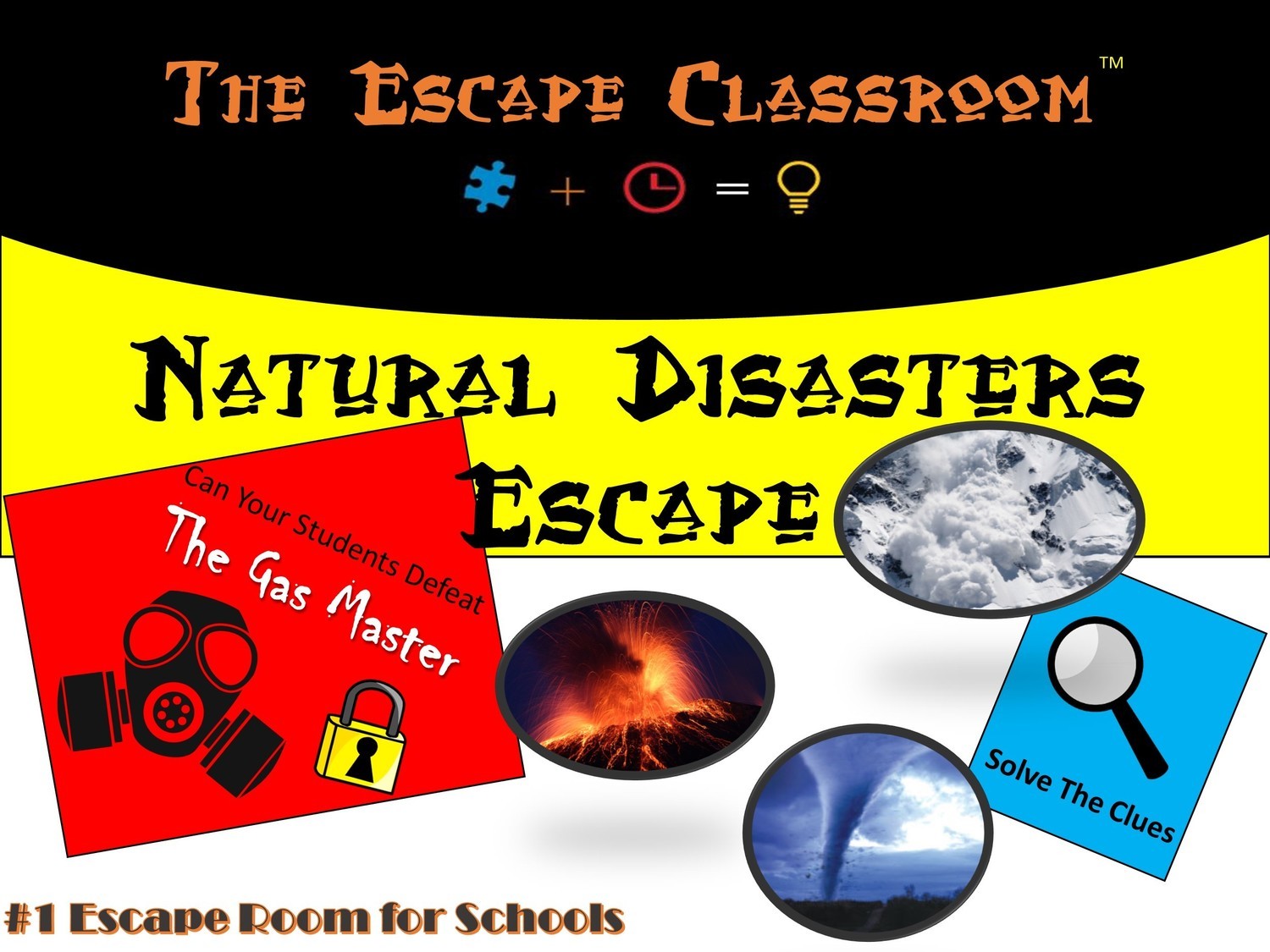 Natural Disasters Escape  (1 Teacher License)