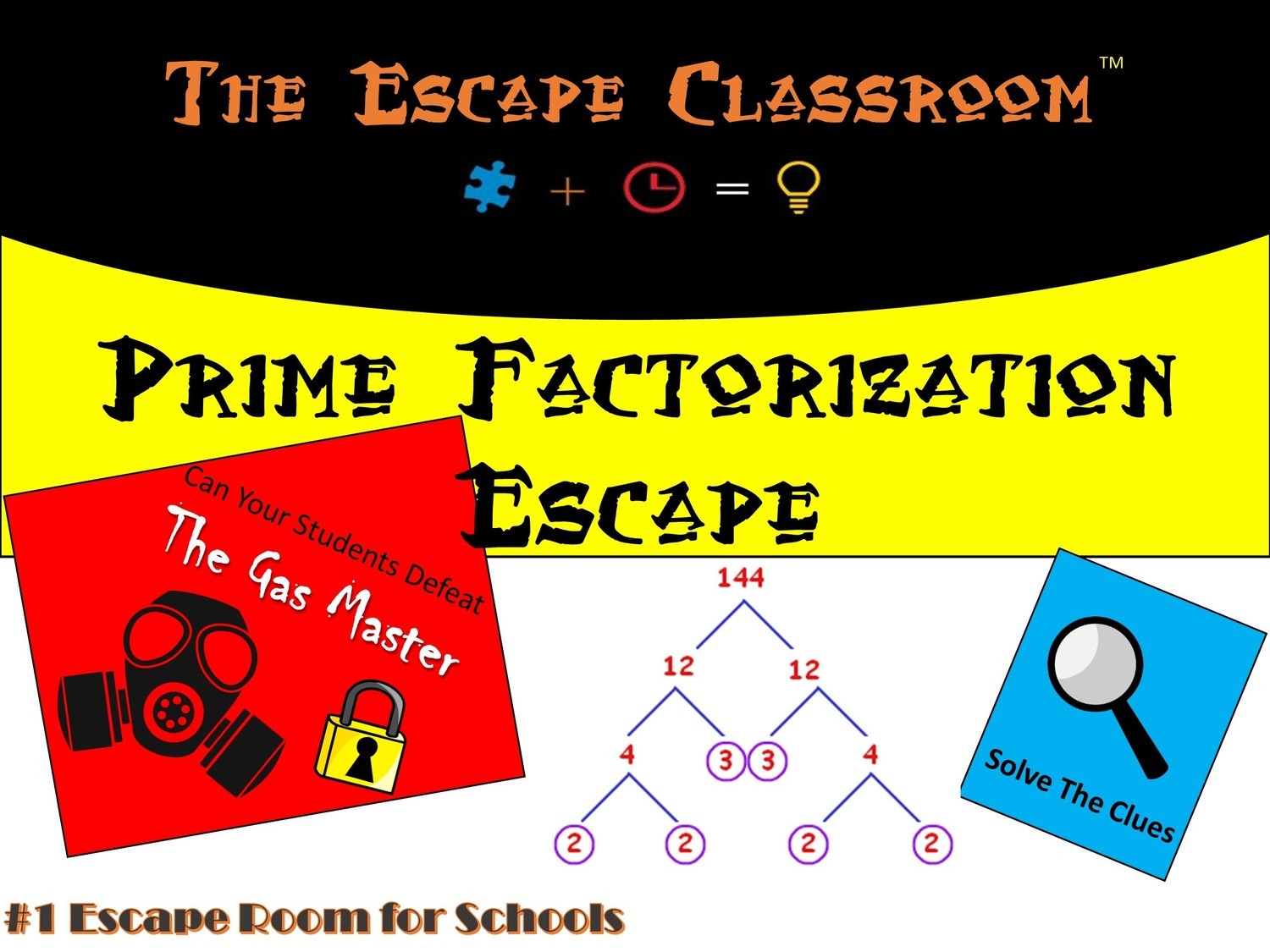 Prime Factorization Escape  (1 Teacher License)