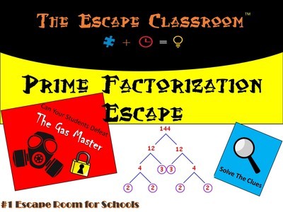 Prime Factorization Escape  (1 Teacher License)