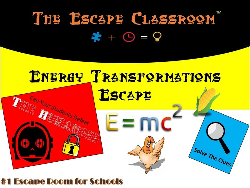 Energy Transformations Escape (1 Teacher License)