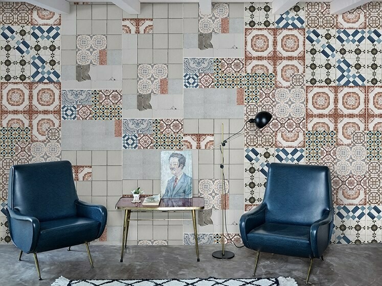 Tell me Tiles die Design Tapete von Giovanni Pagani Wall & deco