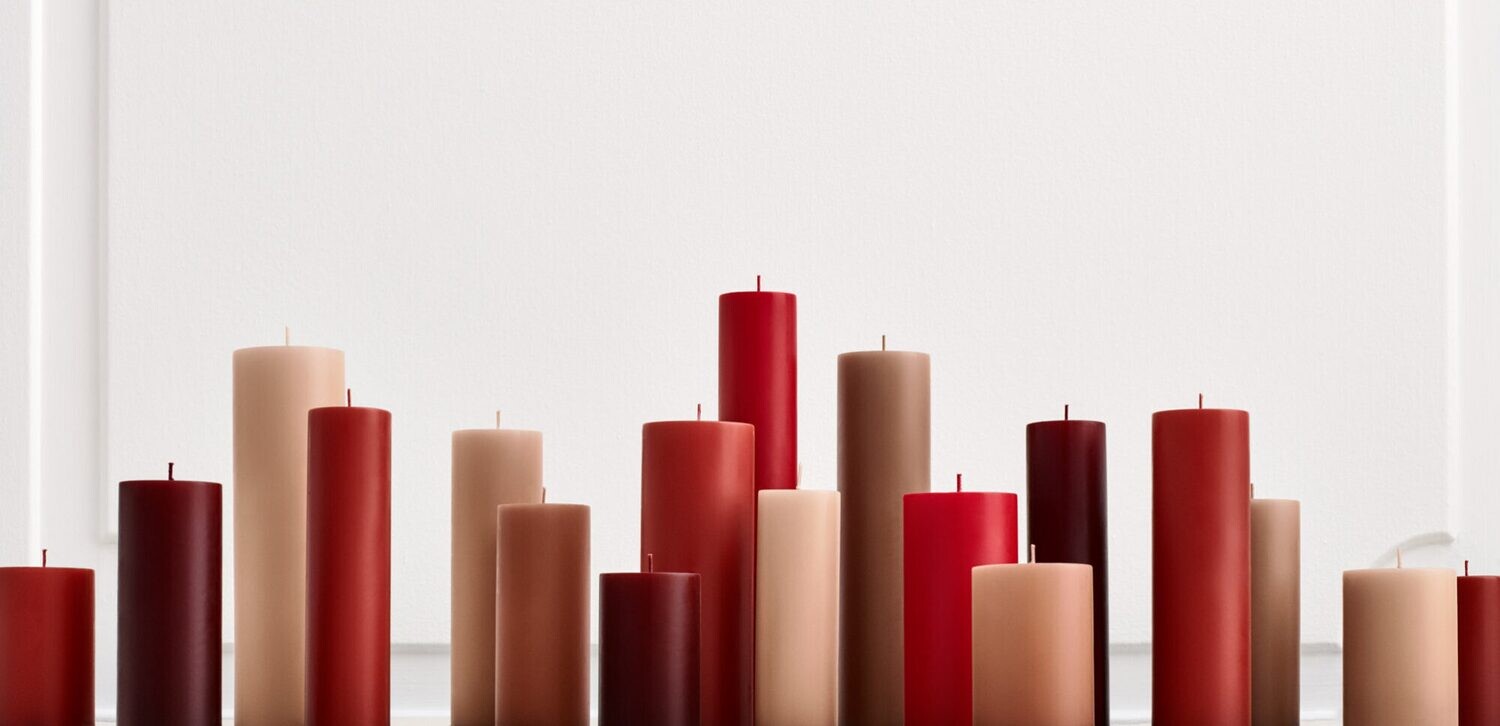 Stearin Block-Kerzen • die gesunde Art der Gemütlichkeit