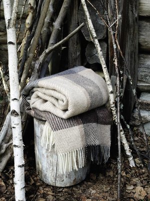 Norwegische Feinwolldecke Røros Tweed Myrull 140x220cm Norwegische Feinwolldecke Røros Tweed Myrull 140x220cm