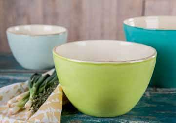 Bunte ital. Keramik Suppenteller • Schüsseln • Schalen  von Grün & Form