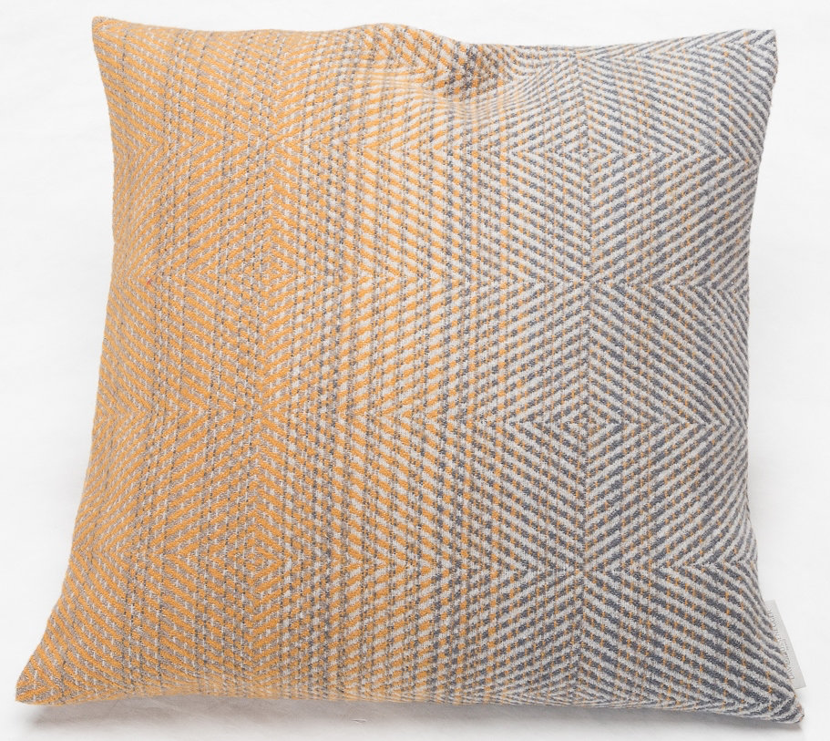 Baumwoll Kissenhülle Farbverlauf goldgelb 50 x 50cm Baumwoll Kissenhülle Farbverlauf goldgelb 50 x 50cm