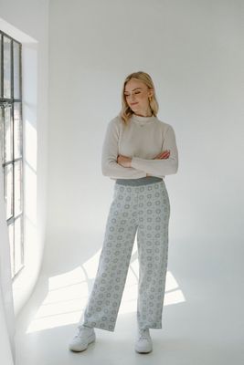 Grey Knit Pants