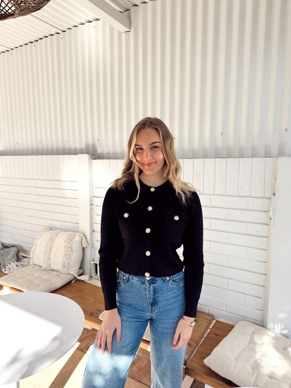 Lia Cardigan Black