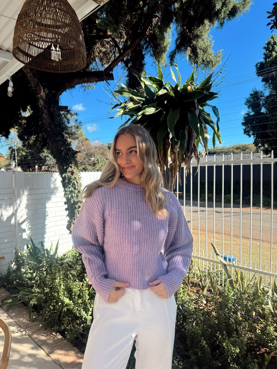Purple Knit