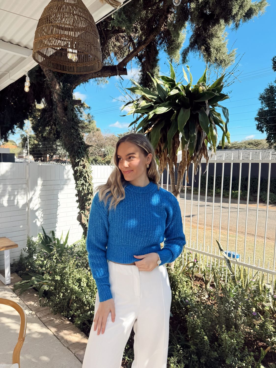 Blue Knit