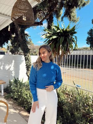 Blue Knit