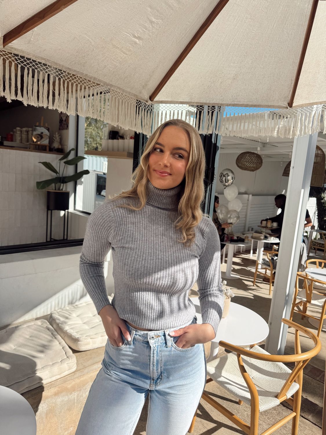 Polo Neck Tops