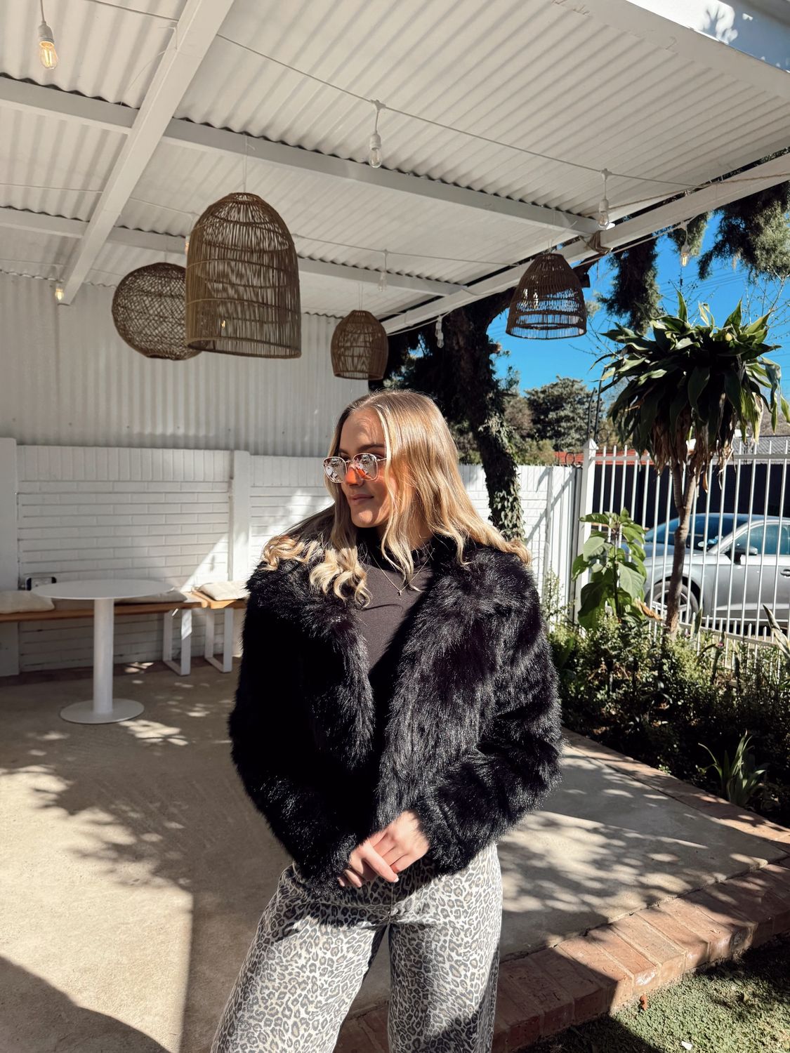 Black Fur Jacket