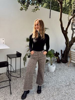 Leopard Jeans