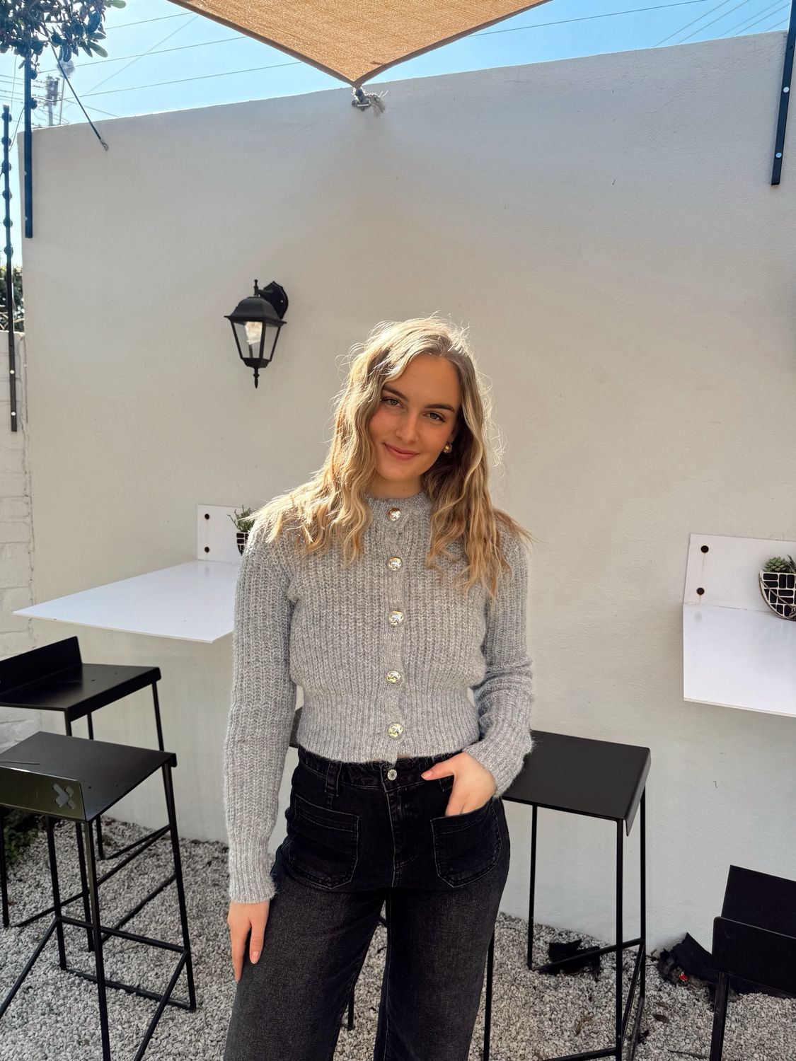Grey Cardigan