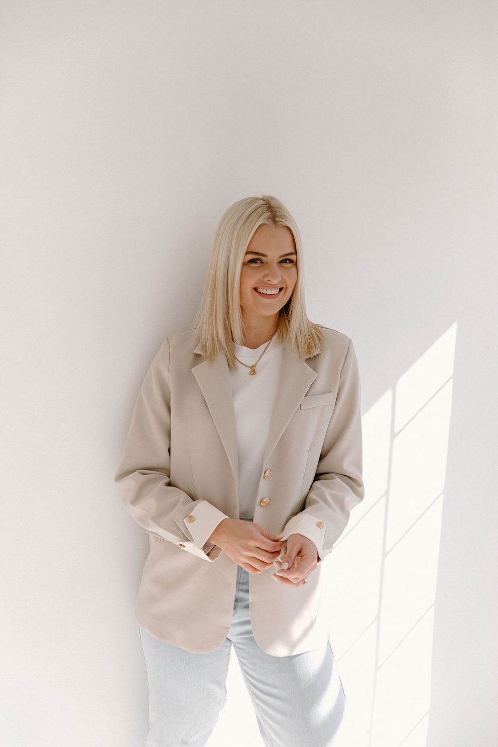 Beige Blazer