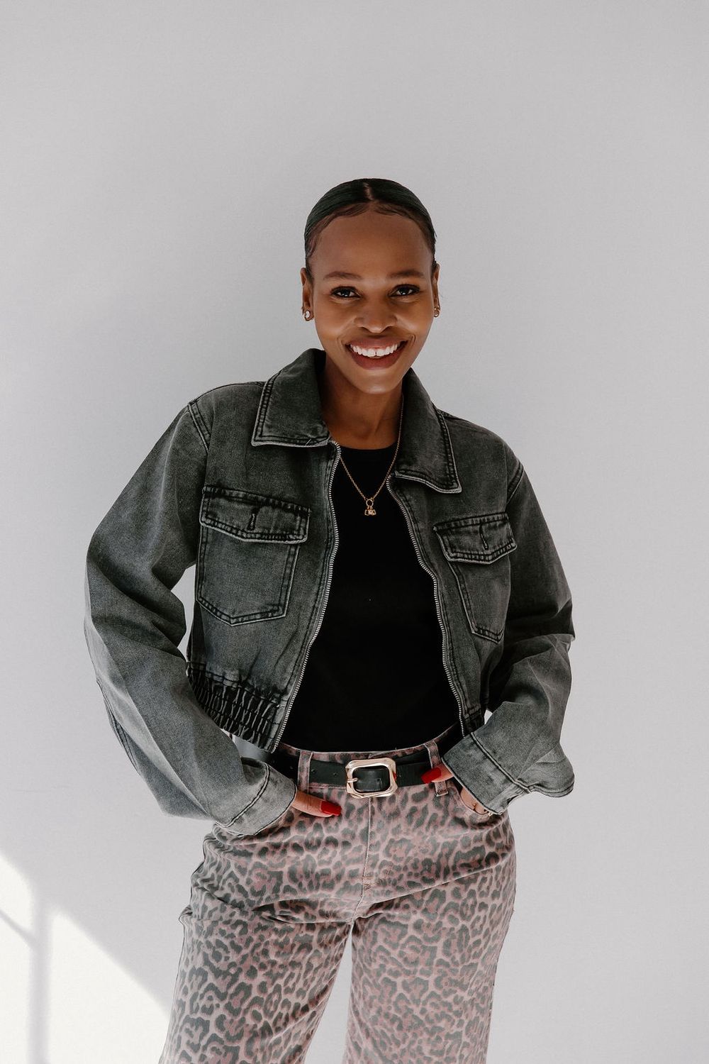 Black Jean Jacket