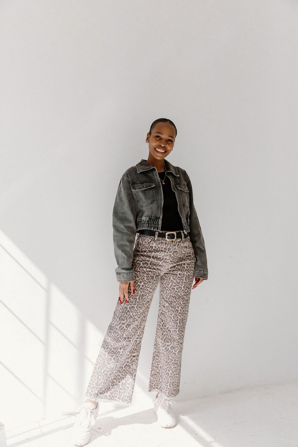 Leopard Jeans
