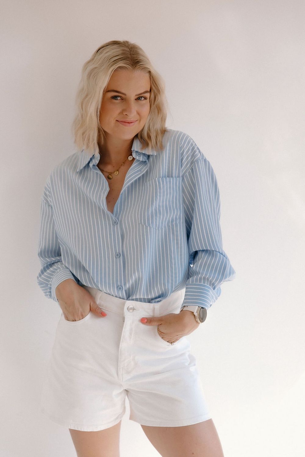 Striped Blouses Colorful