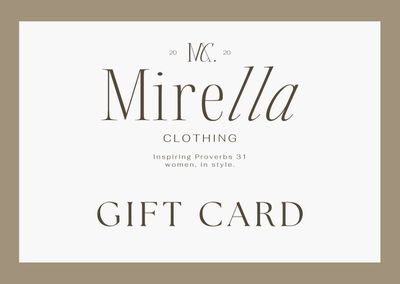 Mirella Clothing - Gift card