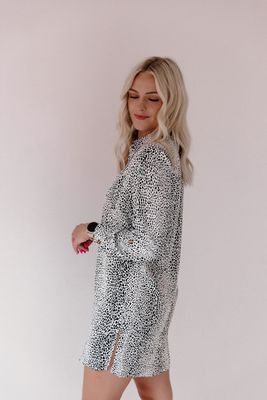 Leopard Shirt Dress