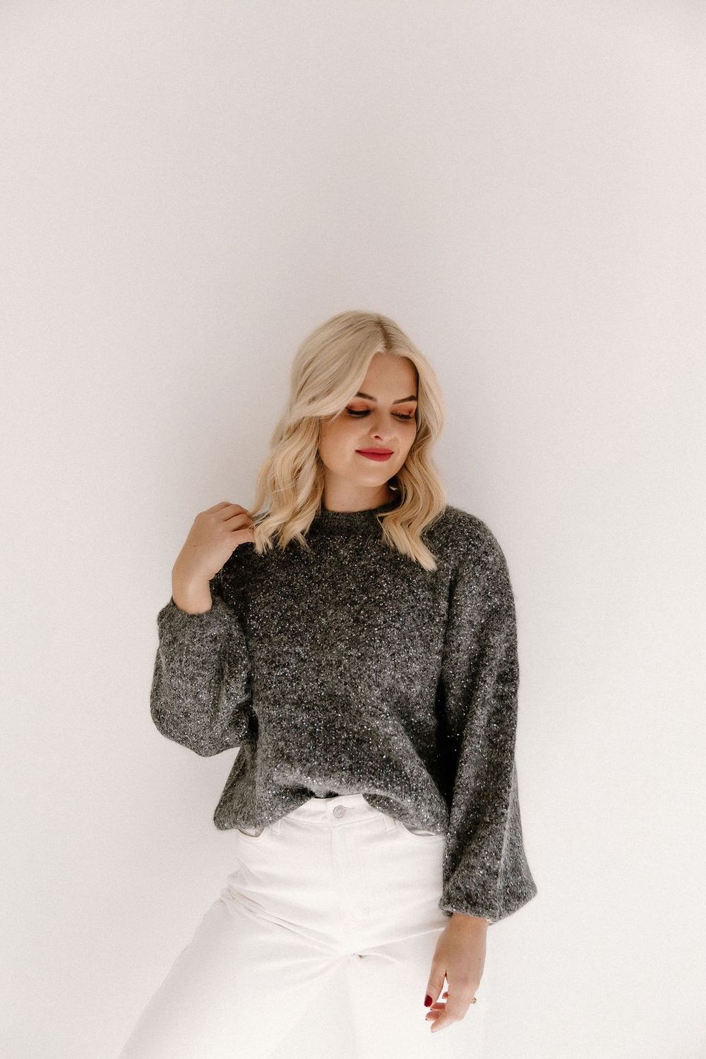 Grey Sadie Knit