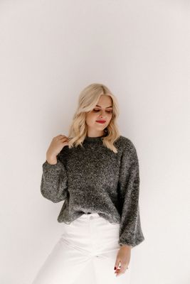 Grey Sadie Knit