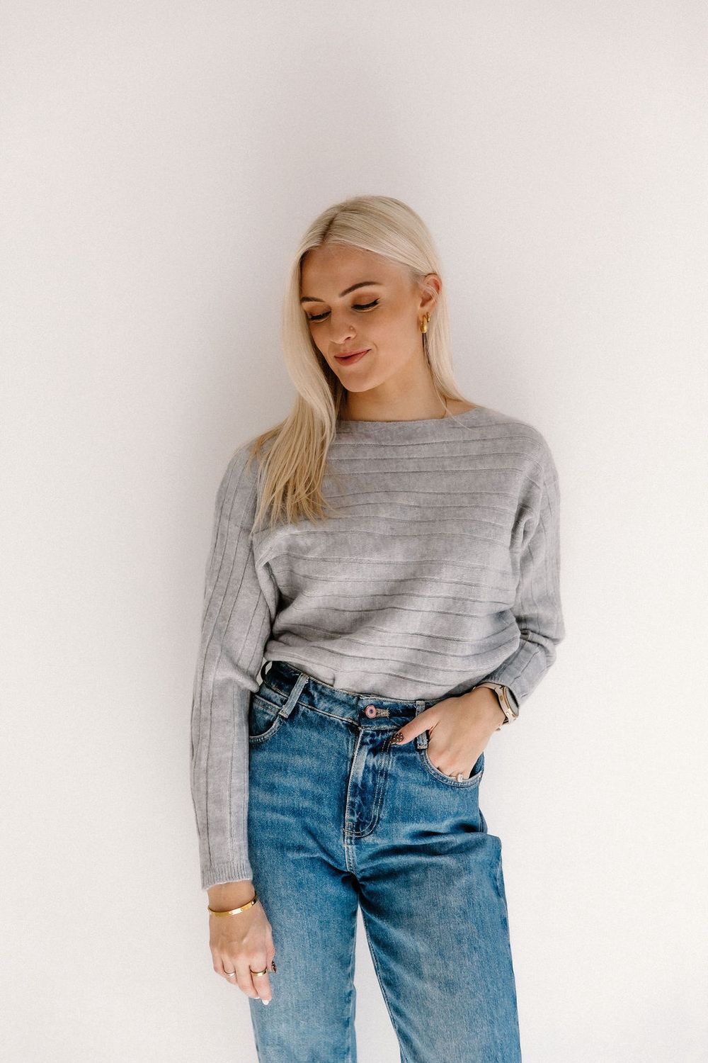 Grey Knit