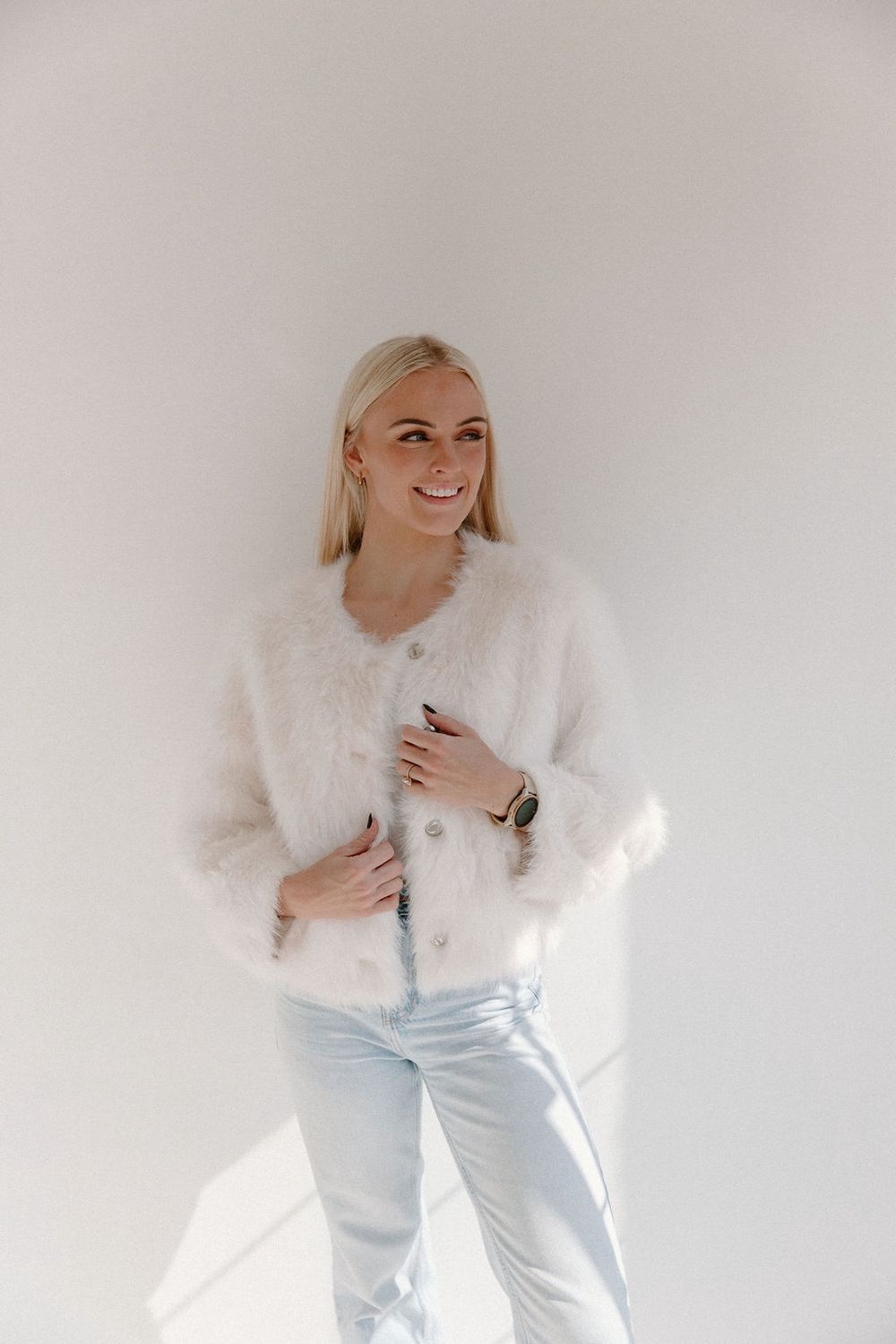 White Fluff Jacket