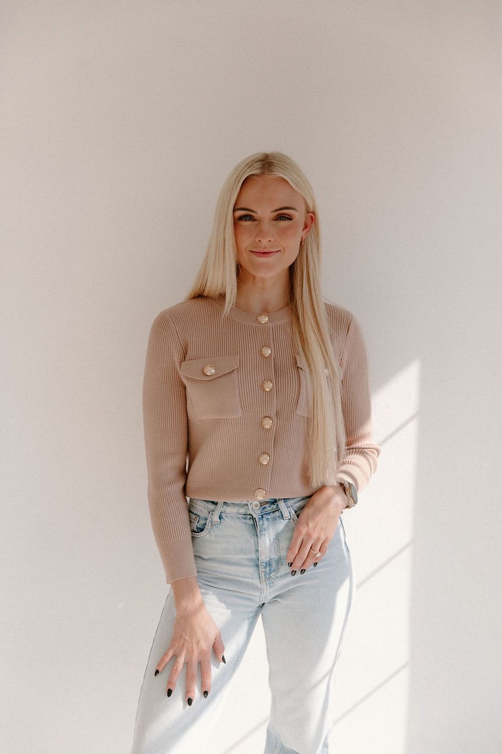 Lia Cardigan Light Brown