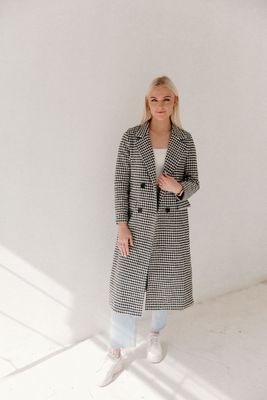 Black &amp; White Coat