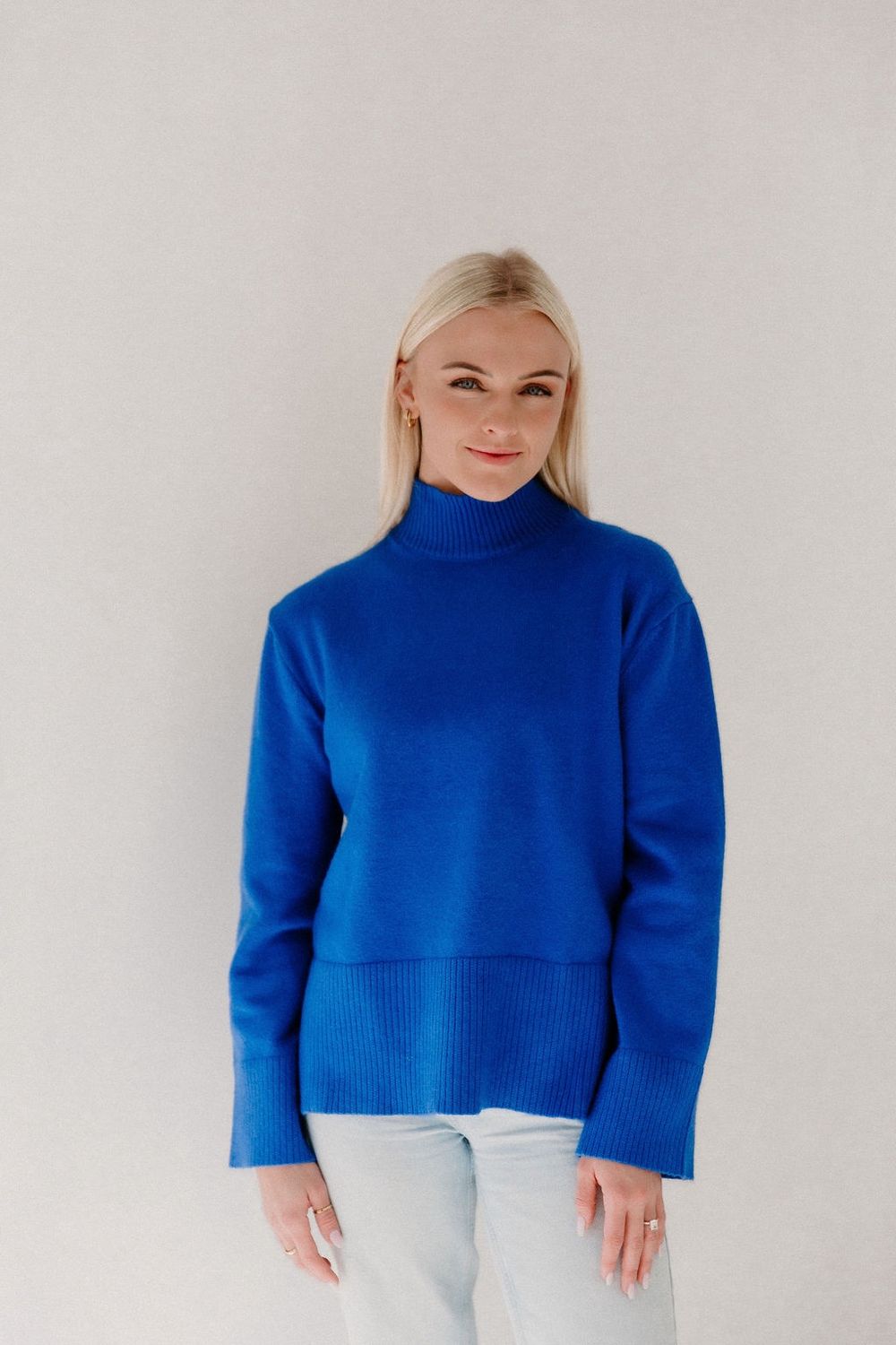 Blue Knit