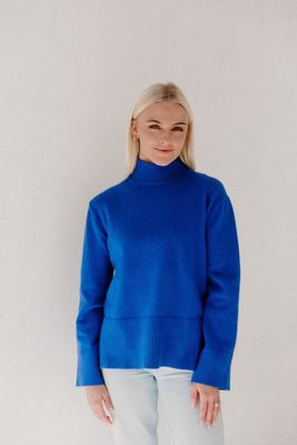 Blue Knit