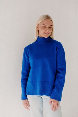 Blue Knit