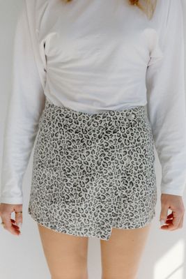 Leopard Skort