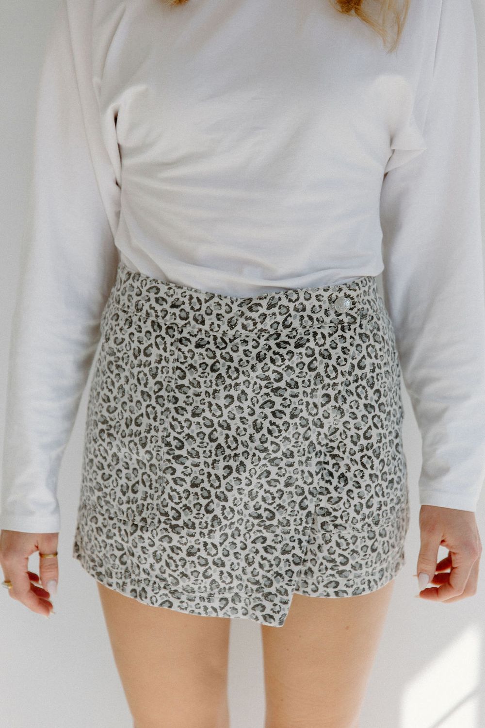 Leopard Skort