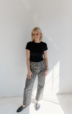 Leopard Jeans