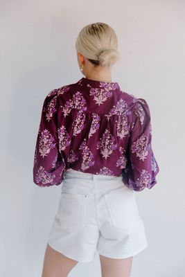 Plum Blouse