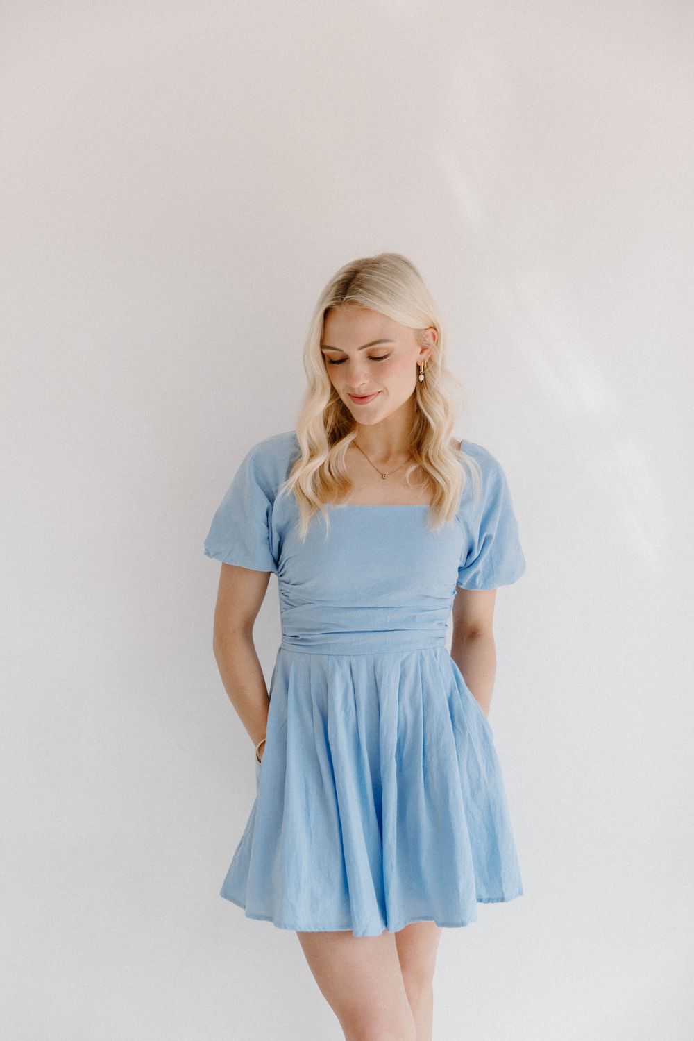 Sky Blue Romper