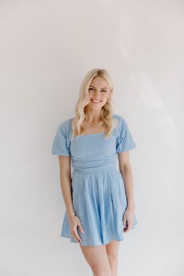 Sky Blue Romper