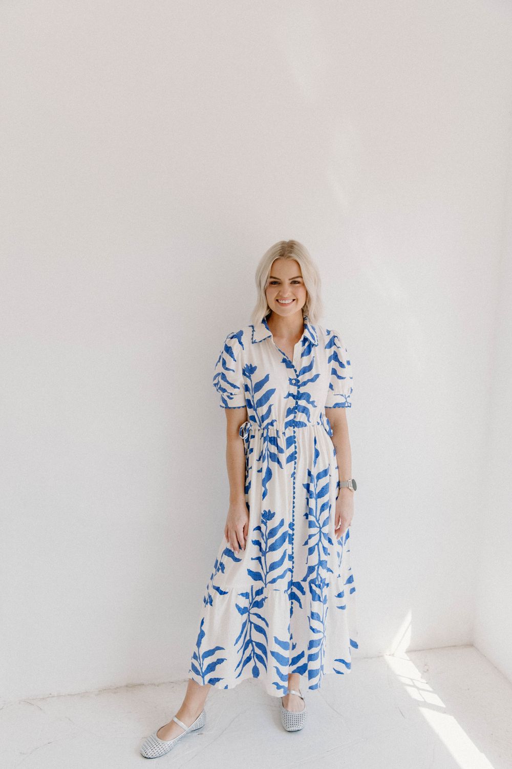Blue Leaf Dress