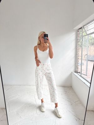 Pink Polka Jean