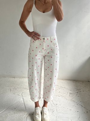 Pink Polka Jean
